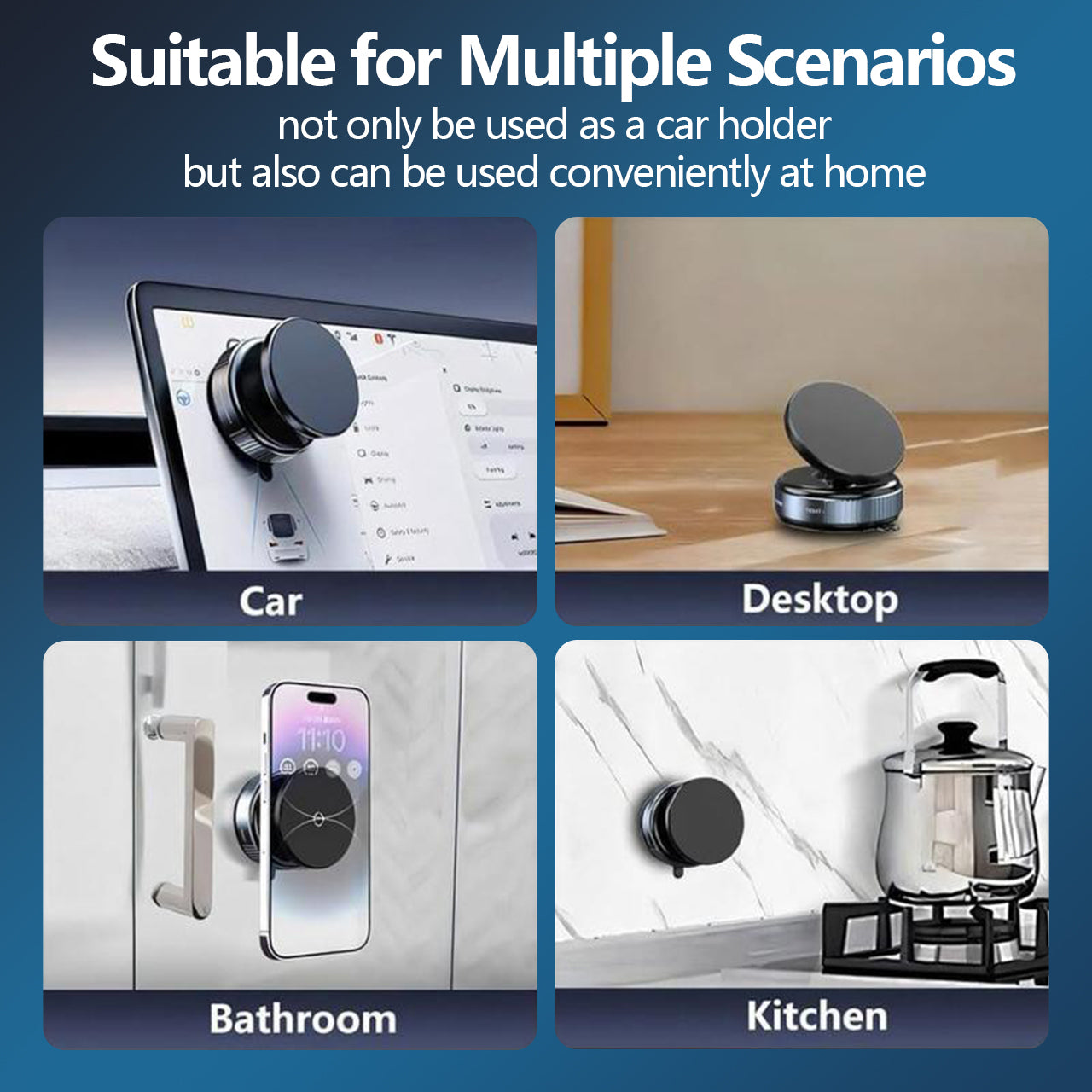 🔥Hot Sale 60% OFF🔥Magnetic Phone Stand🌈, 🔄360° Fordable and Retractable The Ultimate Viewing Companion🚗📱