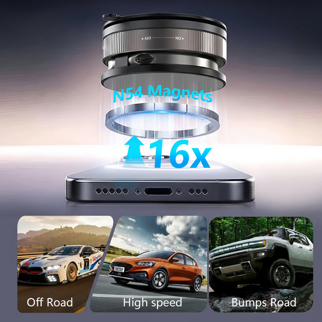 🔥Hot Sale 60% OFF🔥Magnetic Phone Stand🌈, 🔄360° Fordable and Retractable The Ultimate Viewing Companion🚗📱