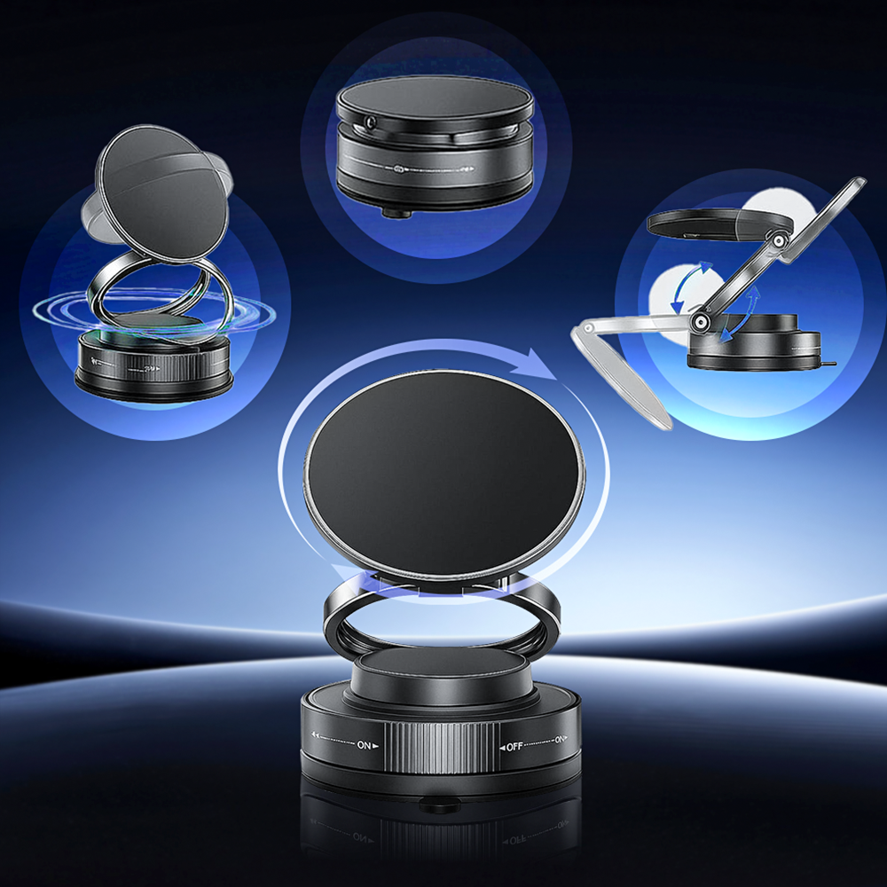 🔥Hot Sale 60% OFF🔥Magnetic Phone Stand🌈, 🔄360° Fordable and Retractable The Ultimate Viewing Companion🚗📱